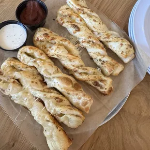 Garlic Parmesan Twists