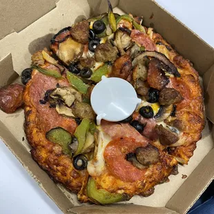 King Arthur's personal pizza