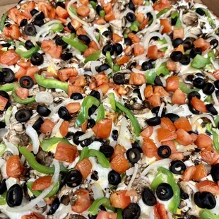 Guinevere's Garden Delight Pizza