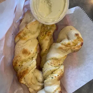 Garlic Parmesan Twists