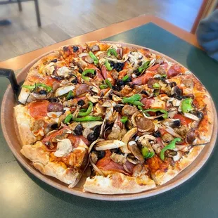 King Arthur's Supreme Pizza.