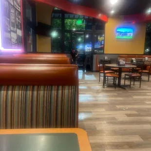 the interior of a restaurant