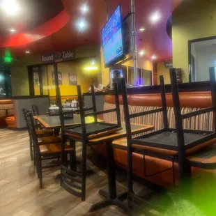 seating and televisions