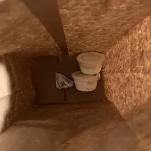 The bag had nothing but this