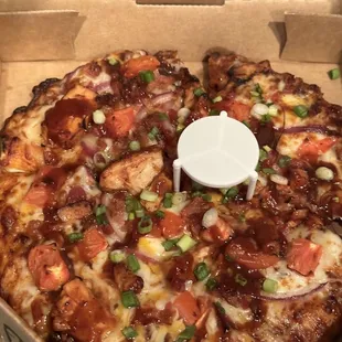 BBQ Chicken Pizza - yum!!