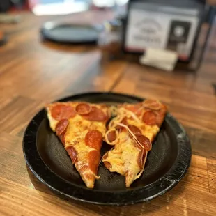 Pepperoni was delicious but a little greasy for me