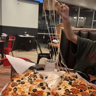 Deceiving cheese pull
