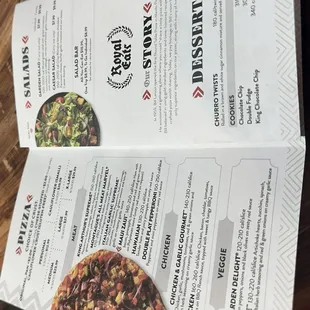 burritos and wraps, menu