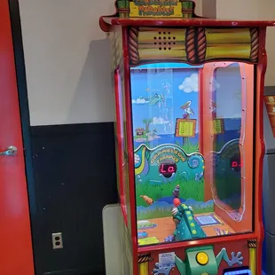 A random game in their arcade room