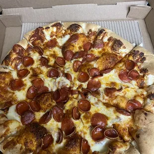 Double Pepperoni Pizza