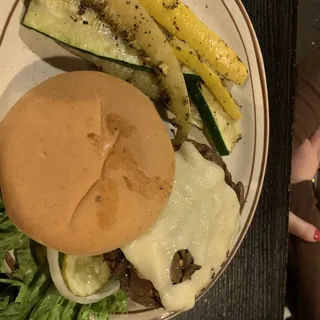 Swiss Mushroom Burger