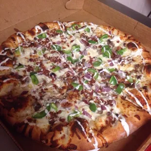 Ranchero Steak Pizza