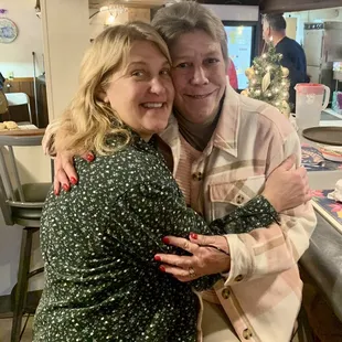 Christine Hendryx and Owner's wife Kathy Brody