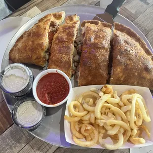 All meat Calzone