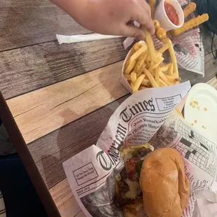 Cowboy burger