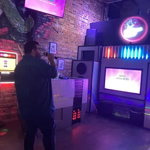 Karaoke setup