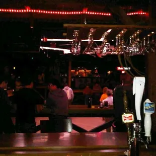 Crappy cell phone photo of the bar looking in from the patio