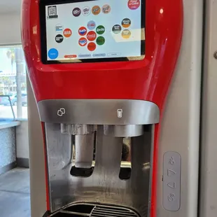 Free style soda machine