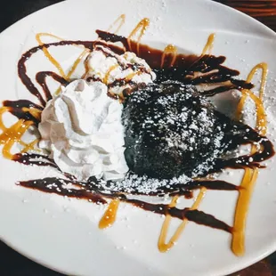 Chocolate lava cake always the family favorite!