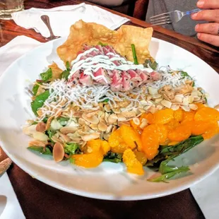 Absolutely gorgeous ahi tuna salad