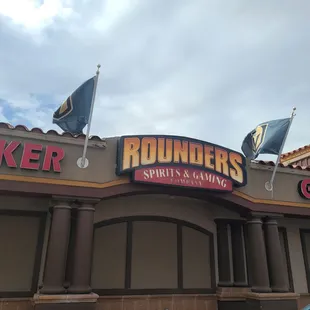 the front of the restaurant