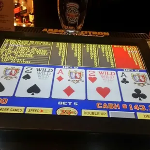Love 5 Aces on Deuces!
