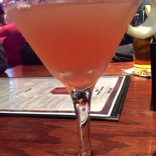 Ask for French Martini - Stoli Raz, Chambord, Pineapple juice