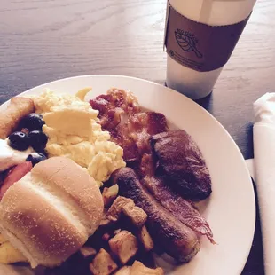 The Holiday Inn provided breakfast buffet tickets!