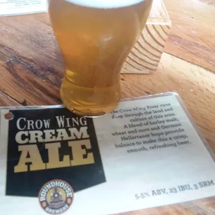 Crow Wing Cream Ale