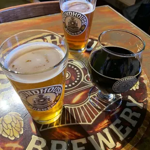 Beers + axe throwing