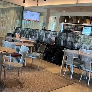 more inside seating, counter behind short wall