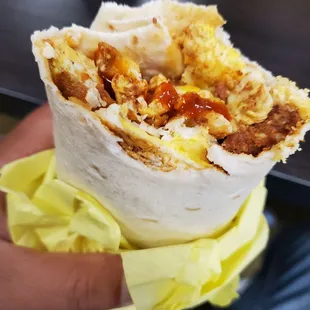 Chorizo burrito