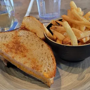 Grilled cheese today.