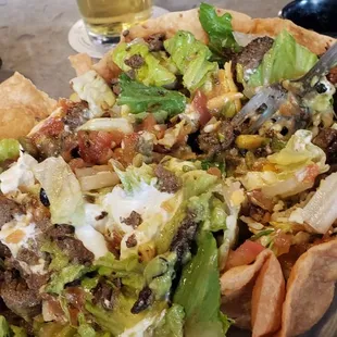 Chicken Taco Salad Bowl