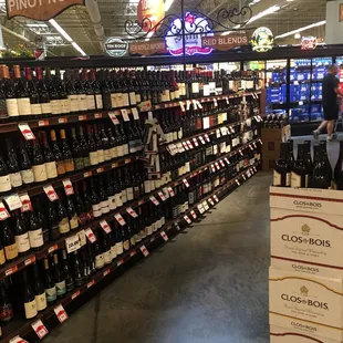 Unique selection of wines and spirits