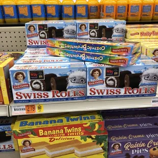 a display of various brands of toothpaste