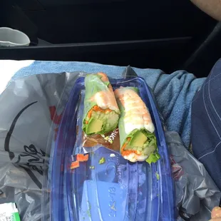 Yummy summer rolls!