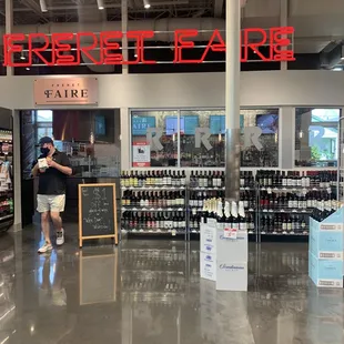 a man standing in a store