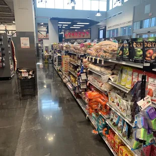 a grocery store aisle