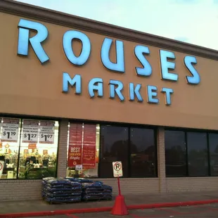 the front of the store