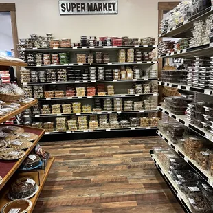 Different types of nuts for sale.