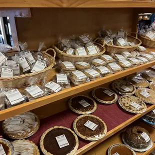 Fresh baked goods for sale.