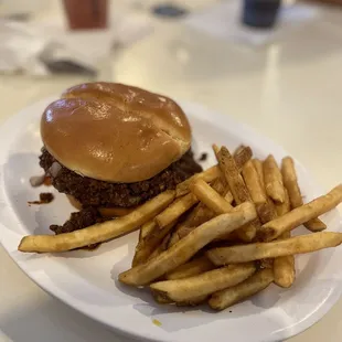 New menu item! Chili burger-excellent.
