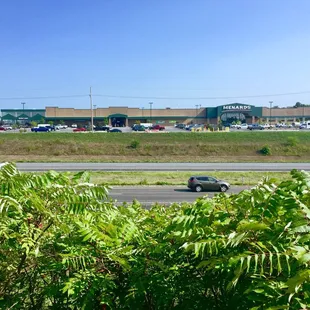 Can see Menards from trail.   8/18/18