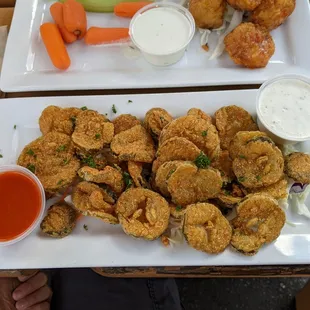 Fried Pickles for $6.99.