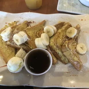 French Toast with bananas
