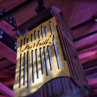 Cool lanterns in VIP.