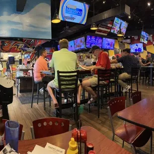 the inside of the restaurant