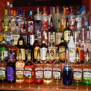 We have a fully stocked bar!