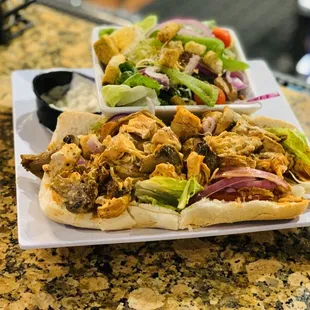 Buffalo chicken cheesesteak.